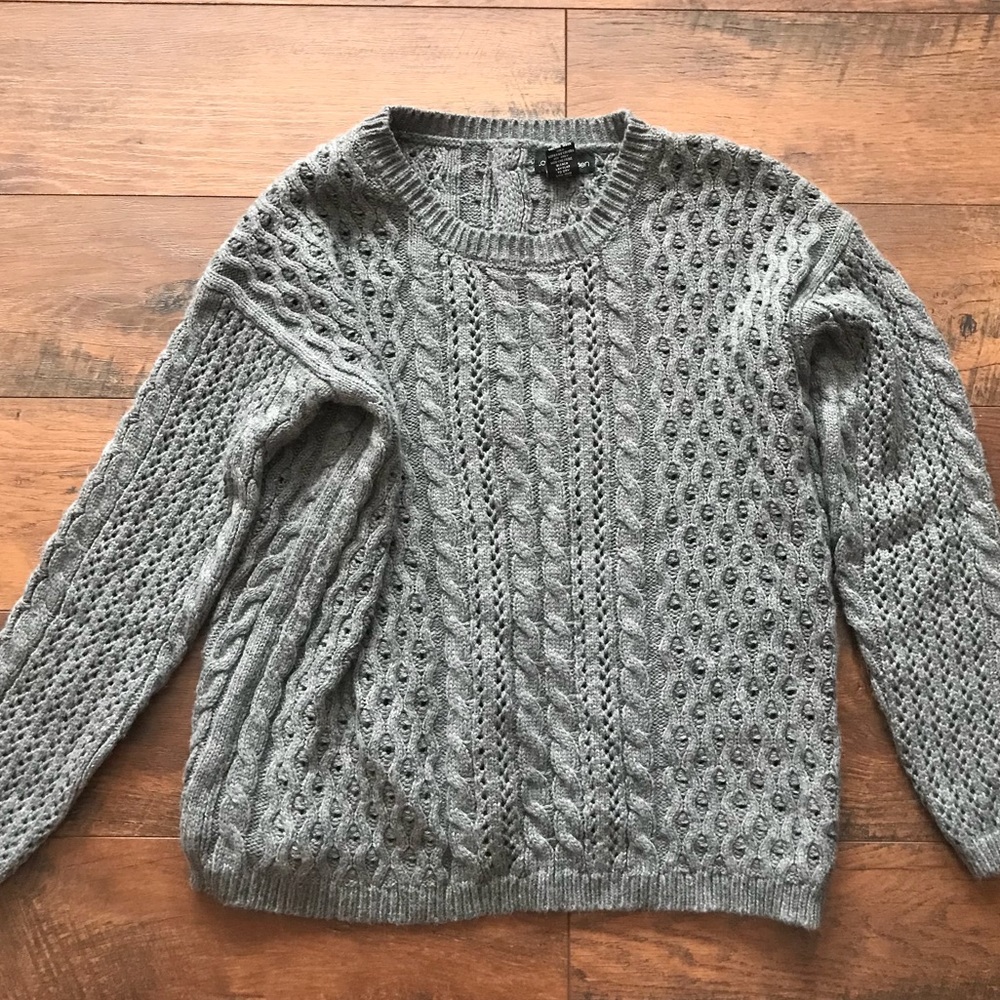 Gray sweater
